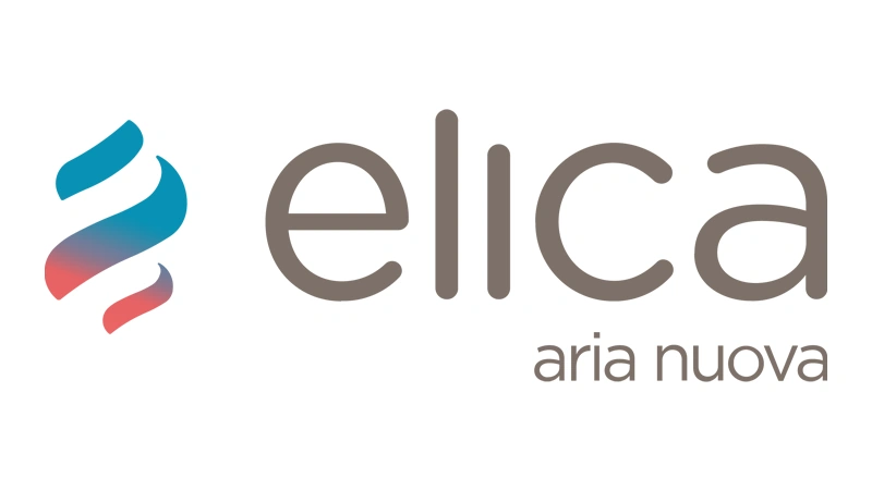 elica aria nuova logo mit blau roter grafik links