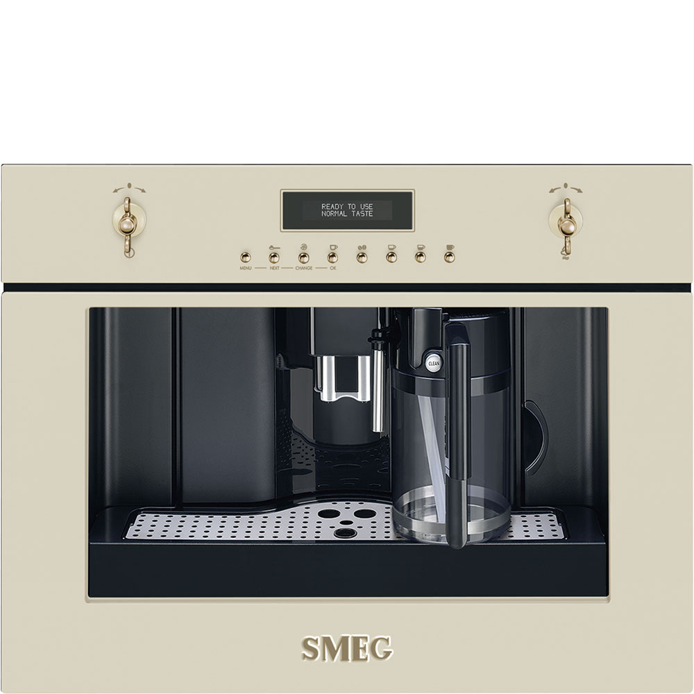 Smeg CMS8451P Einbau-Kaffeevollautomat Creme