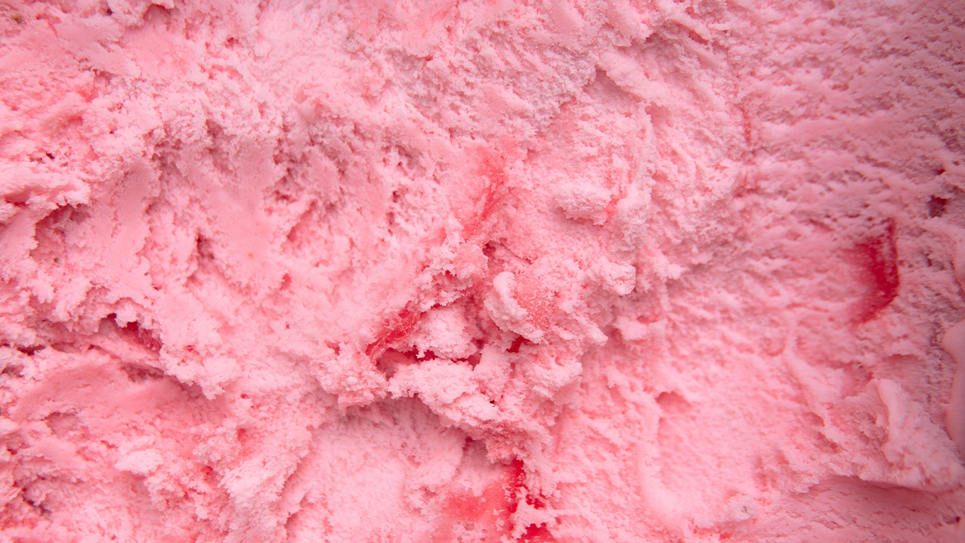 Erdbeereis strawberry ice cream
