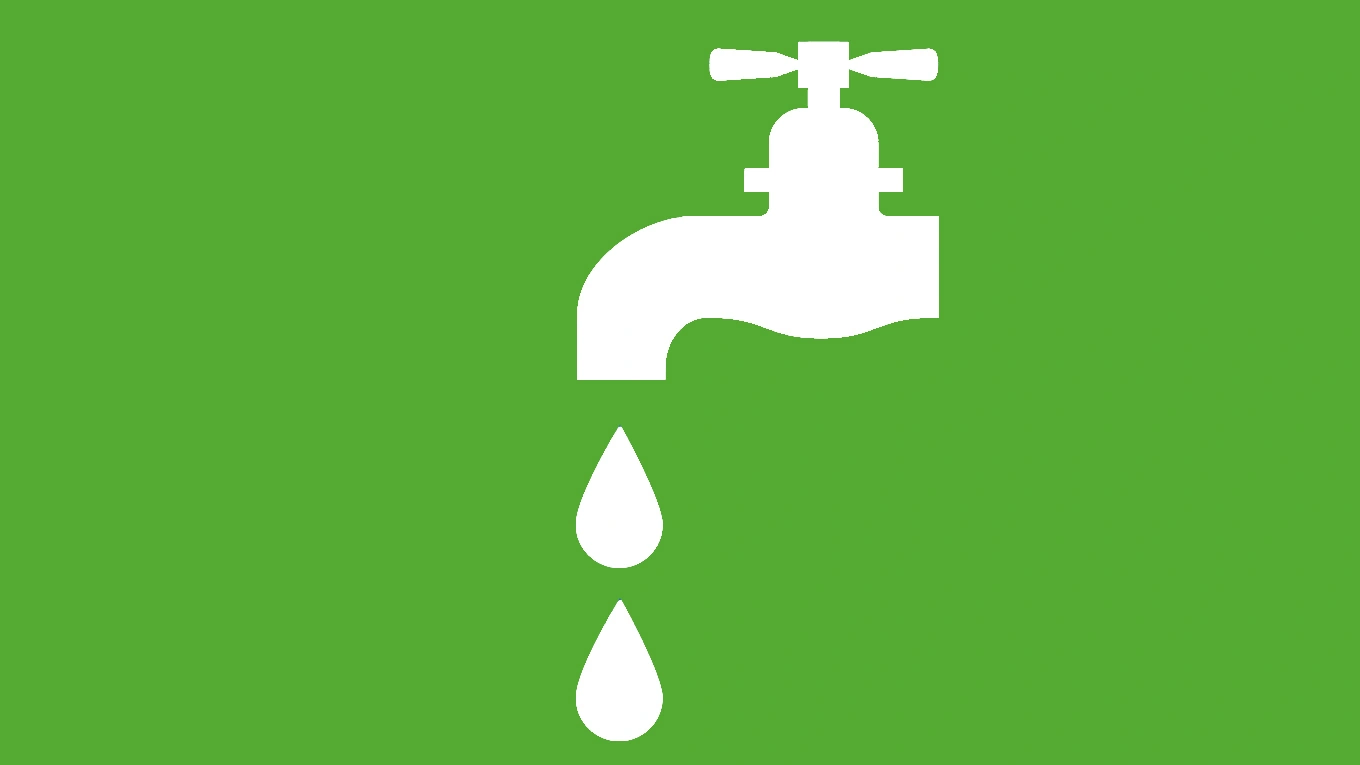 Wasser sparen save water icon