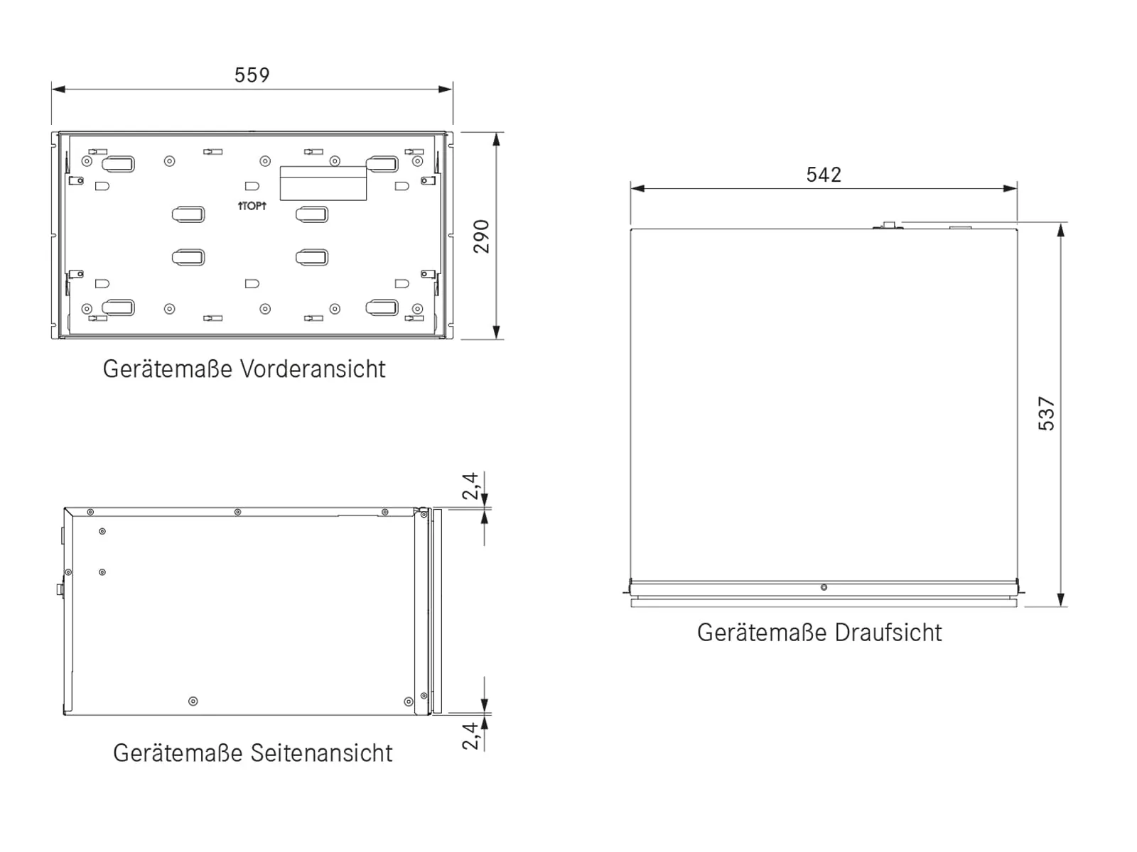 Bora MS290 Multischublade