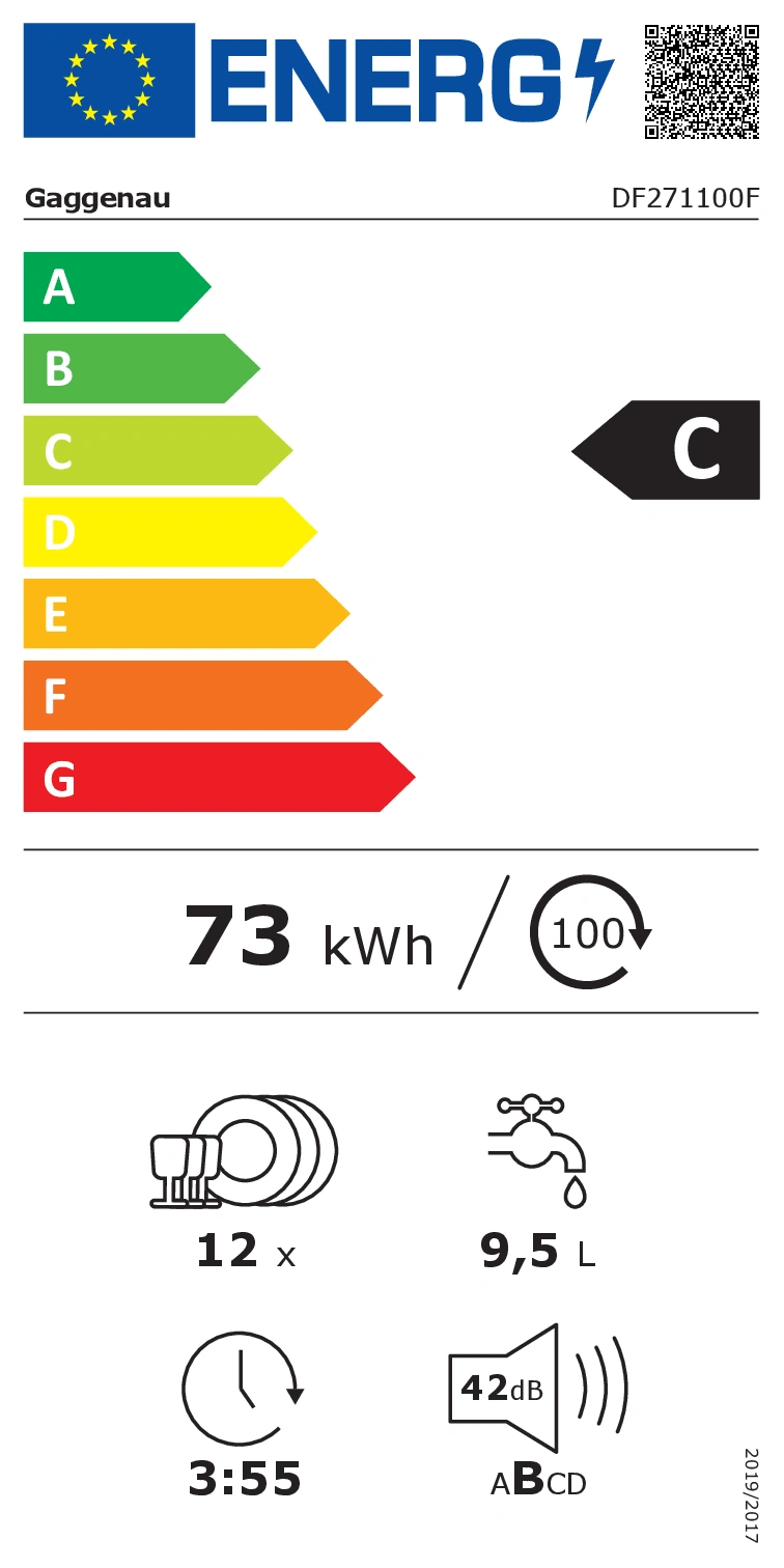 Energieklasse C - Vollständiges EU-Energielabel
