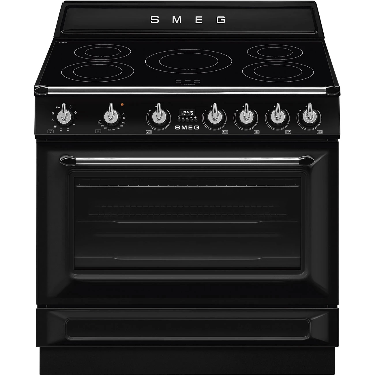Smeg TR90IMBL Induktions-Standherd Schwarz