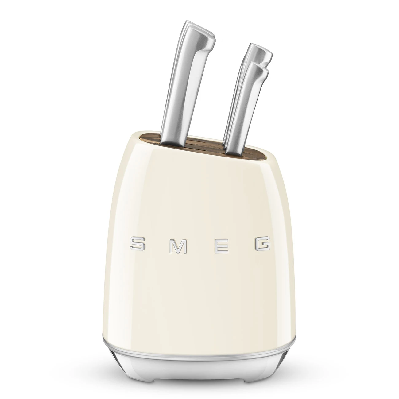 Smeg KBSF02CR Messerblock-Set Creme Smeg KBSF02CR Messerblock-Set Creme