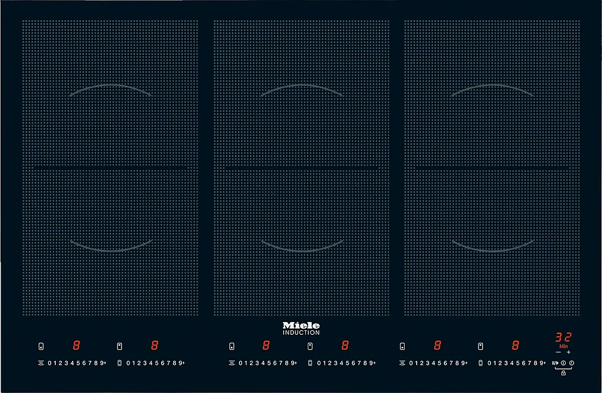 Miele KM 6367-1 Herdunabhängiges Induktionskochfeld Schwarz