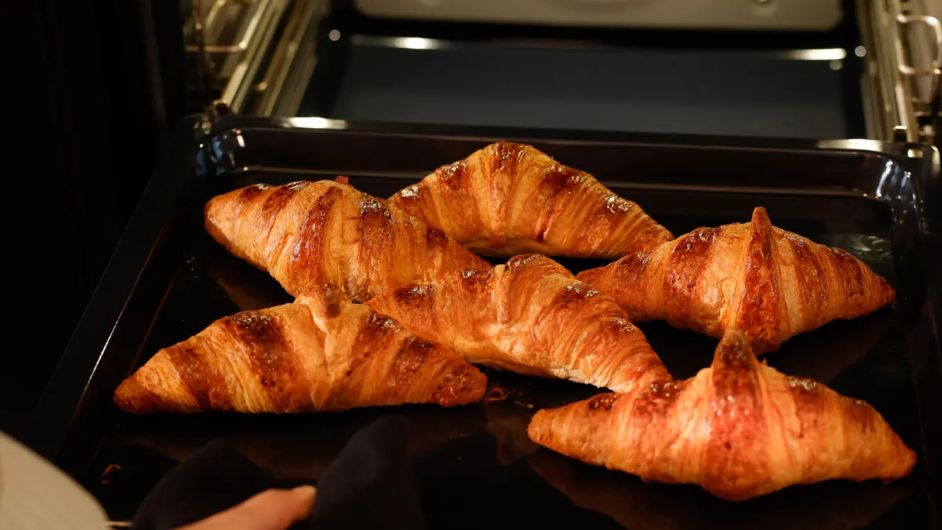 knusprige croissants im bosch backofen mit airfry