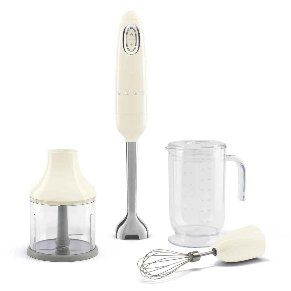 Smeg HBF03CREU Stabmixer-Set Creme