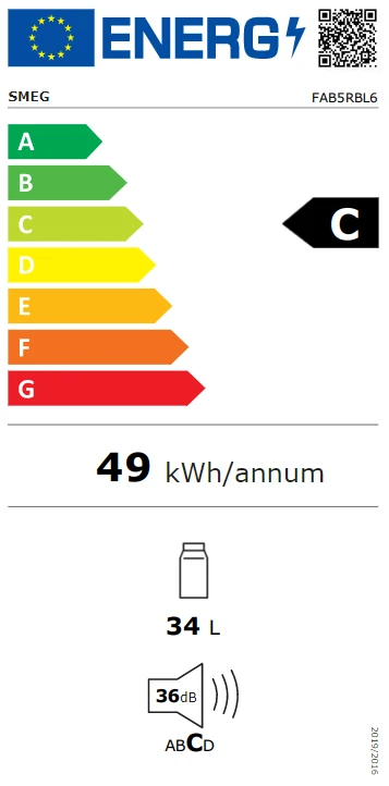 Energieklasse C - Vollständiges EU-Energielabel