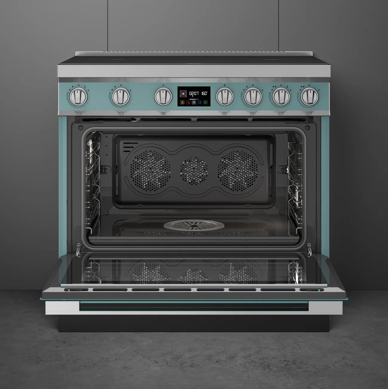 Smeg CPF90I1PEG2 Kochzentrum Emerald Green