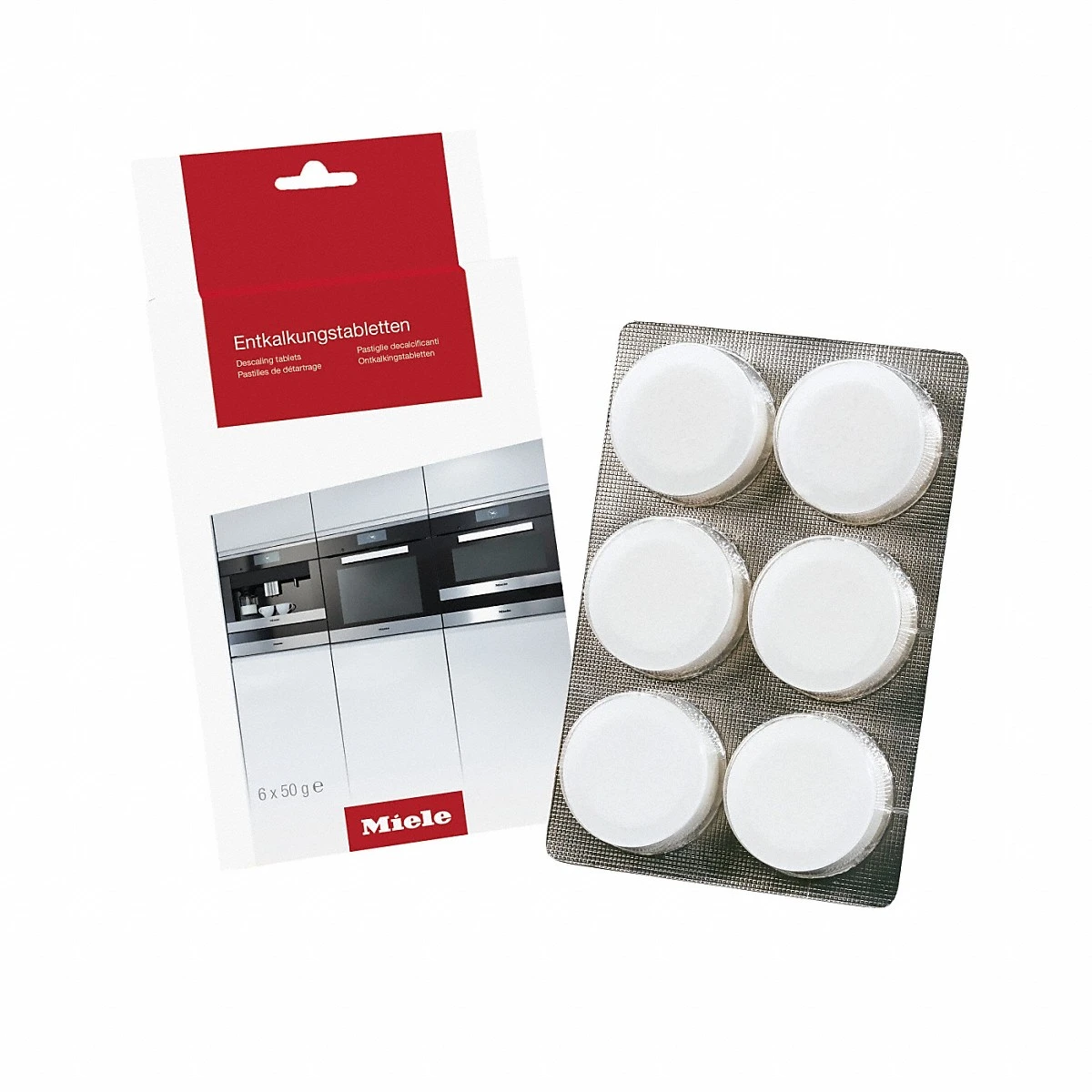 Miele GP DC CX 0061 T Entkalkungstabletten, 6 Stück