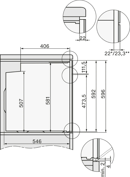 Miele H 2861 BP Einbau-Backofen Obsidianschwarz