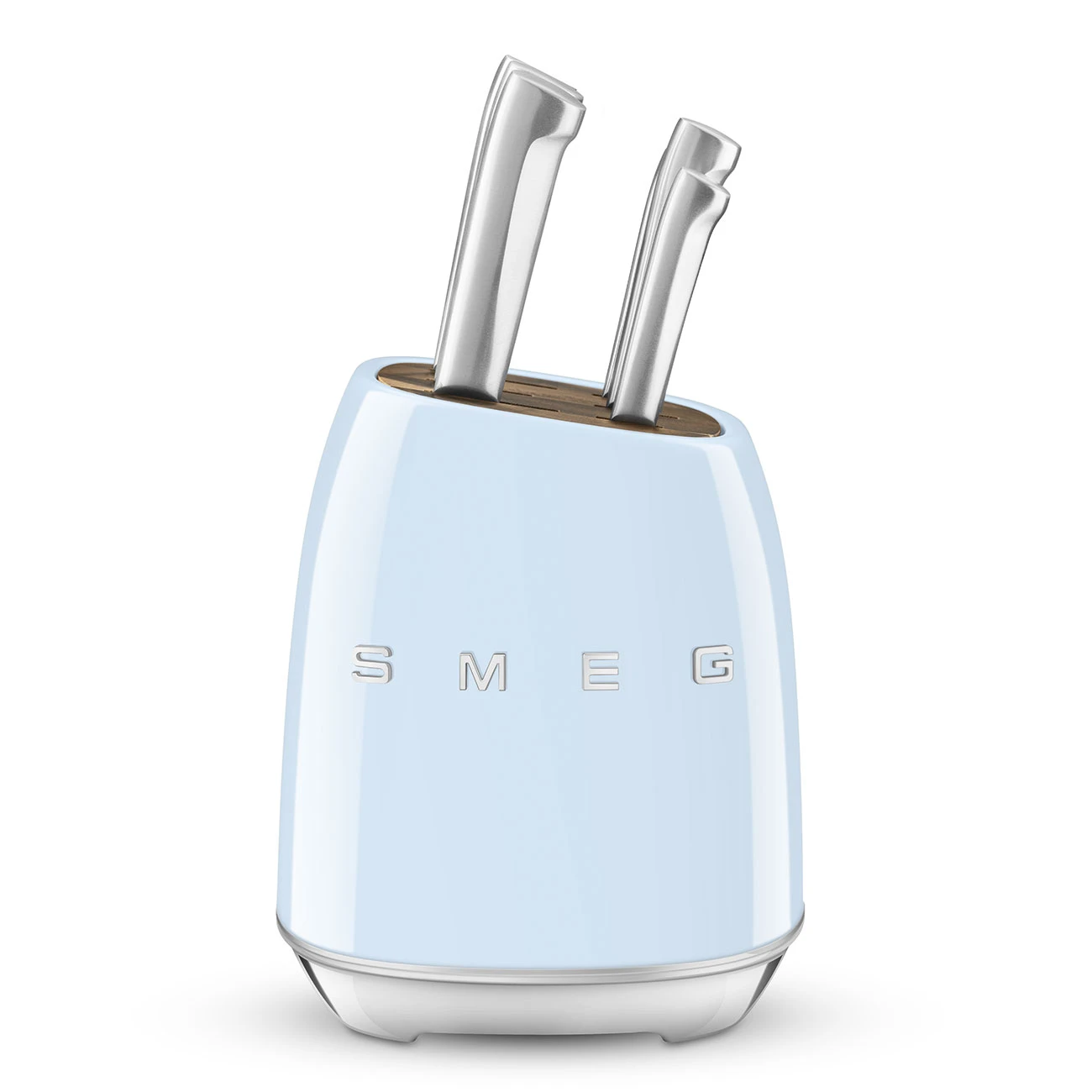 Smeg KBSF02PB Messerblock-Set Pastellblau Smeg KBSF02PB Messerblock-Set Pastellblau