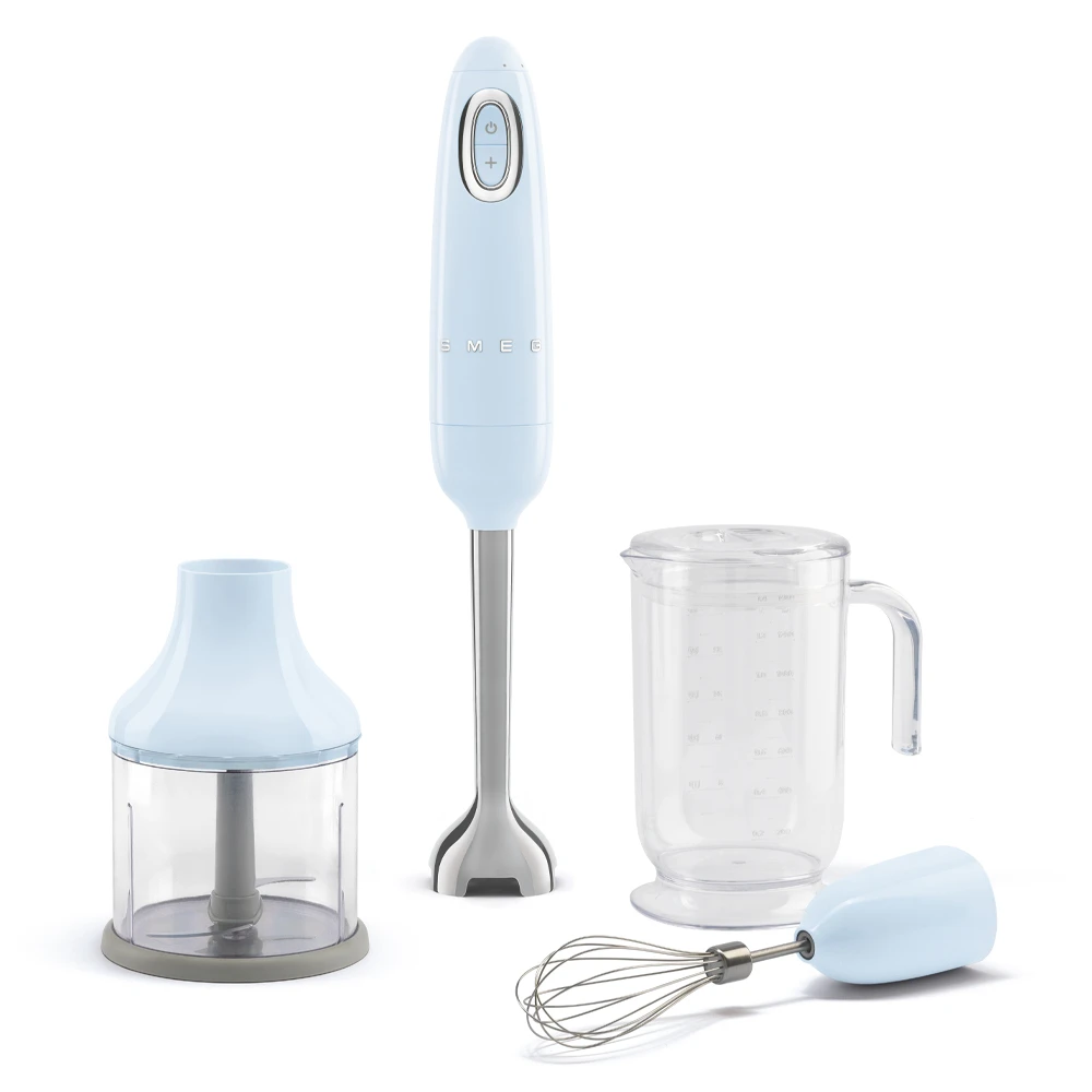 Smeg HBF03PBEU Stabmixer-Set Pastellblau
