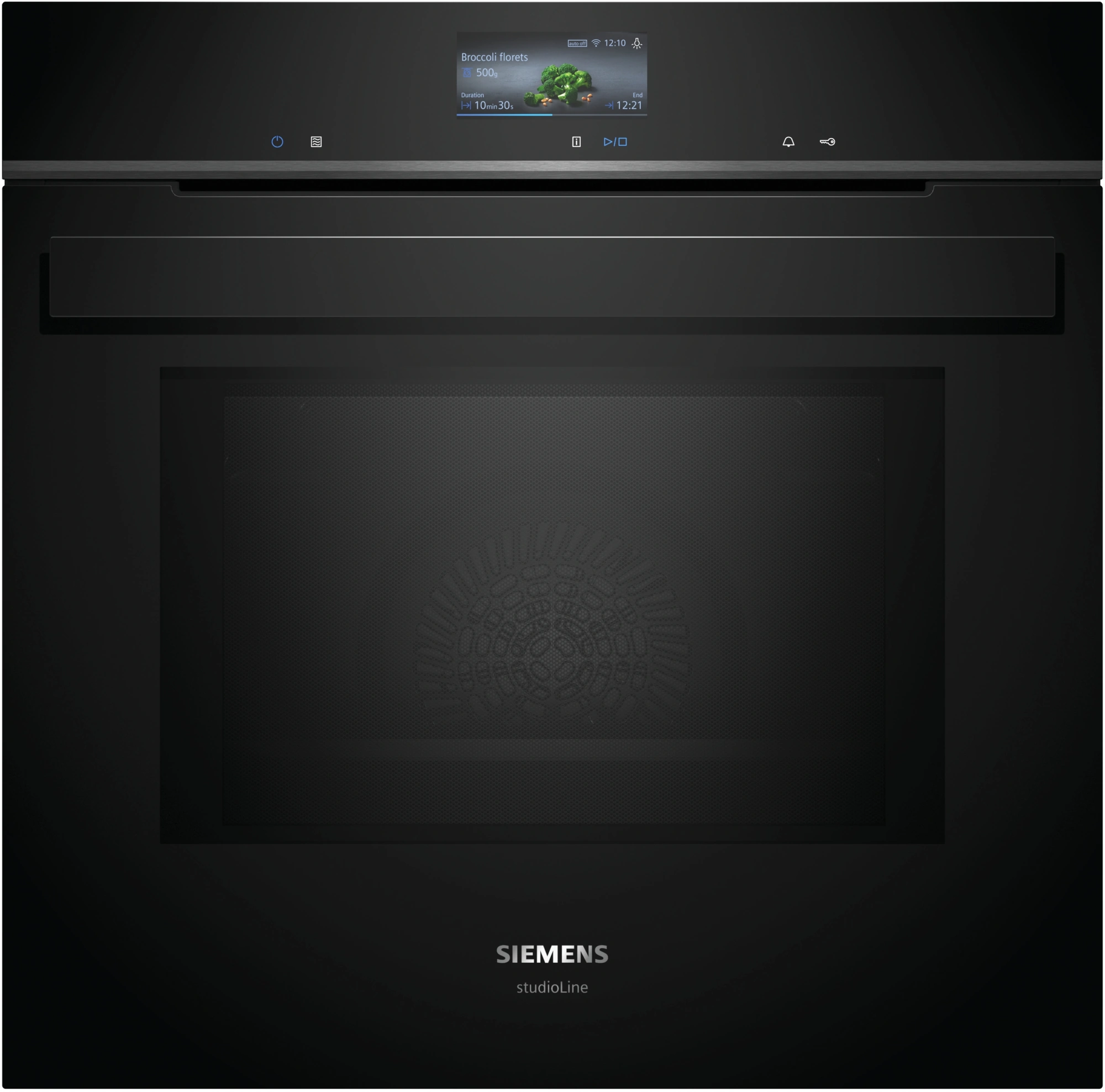 Siemens studioLine HM936GCB1 Einbau-Backofen mit Mikrowellenfunktion Schwarz