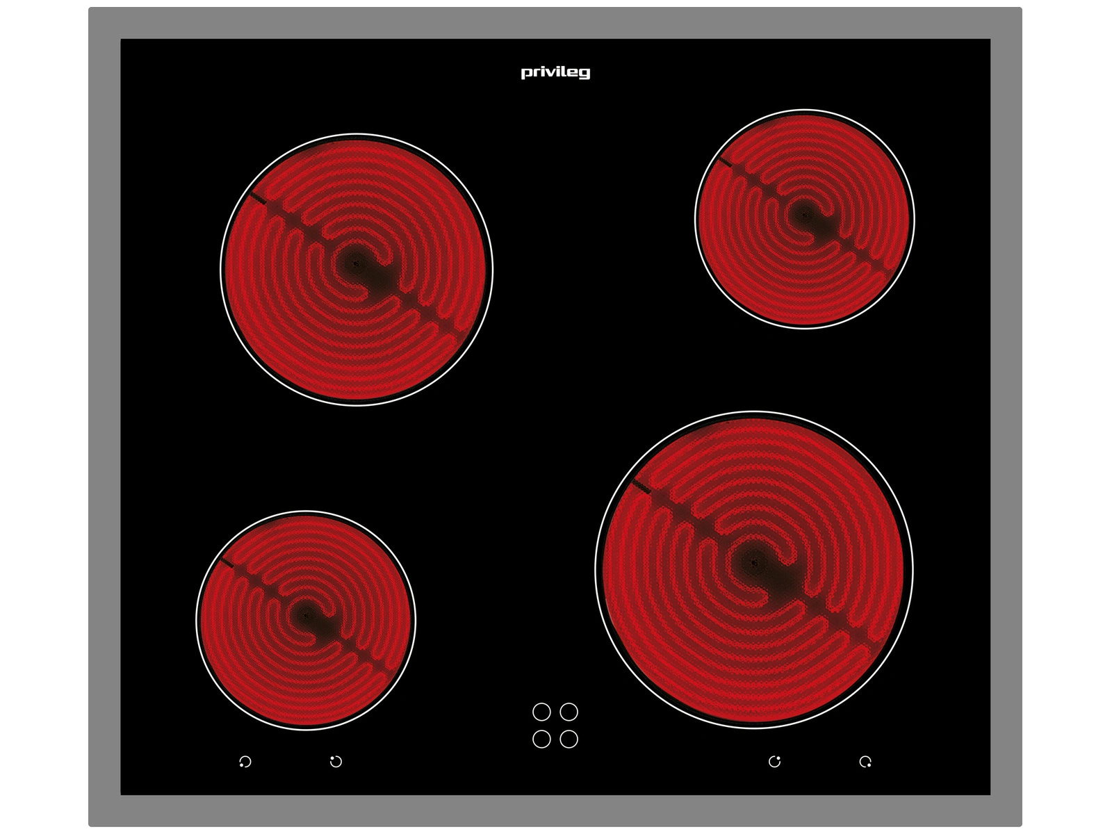 Privileg PCTHR K6040 IN Elektrokochfeld Schwarz