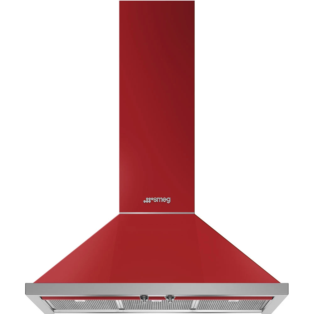 Smeg KPF9RD Wand-Dunstabzugshaube Rot