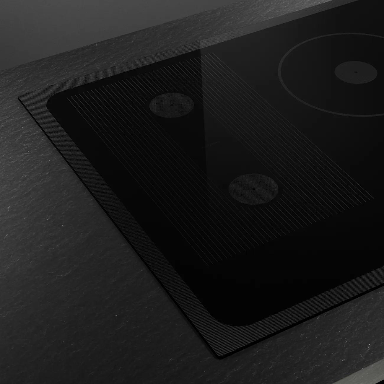 Smeg SI1M24854D Herdunabhängiges Induktionskochfeld Schwarz