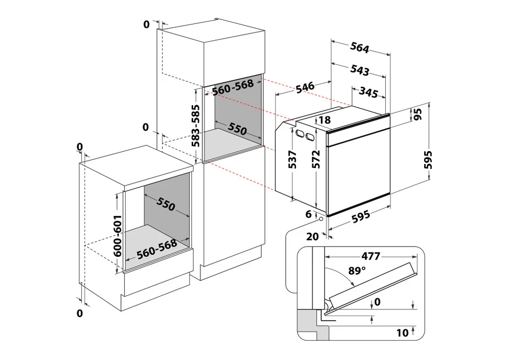 Bauknecht BIK9 PP8TS2 BM Einbau-Backofen Schwarz