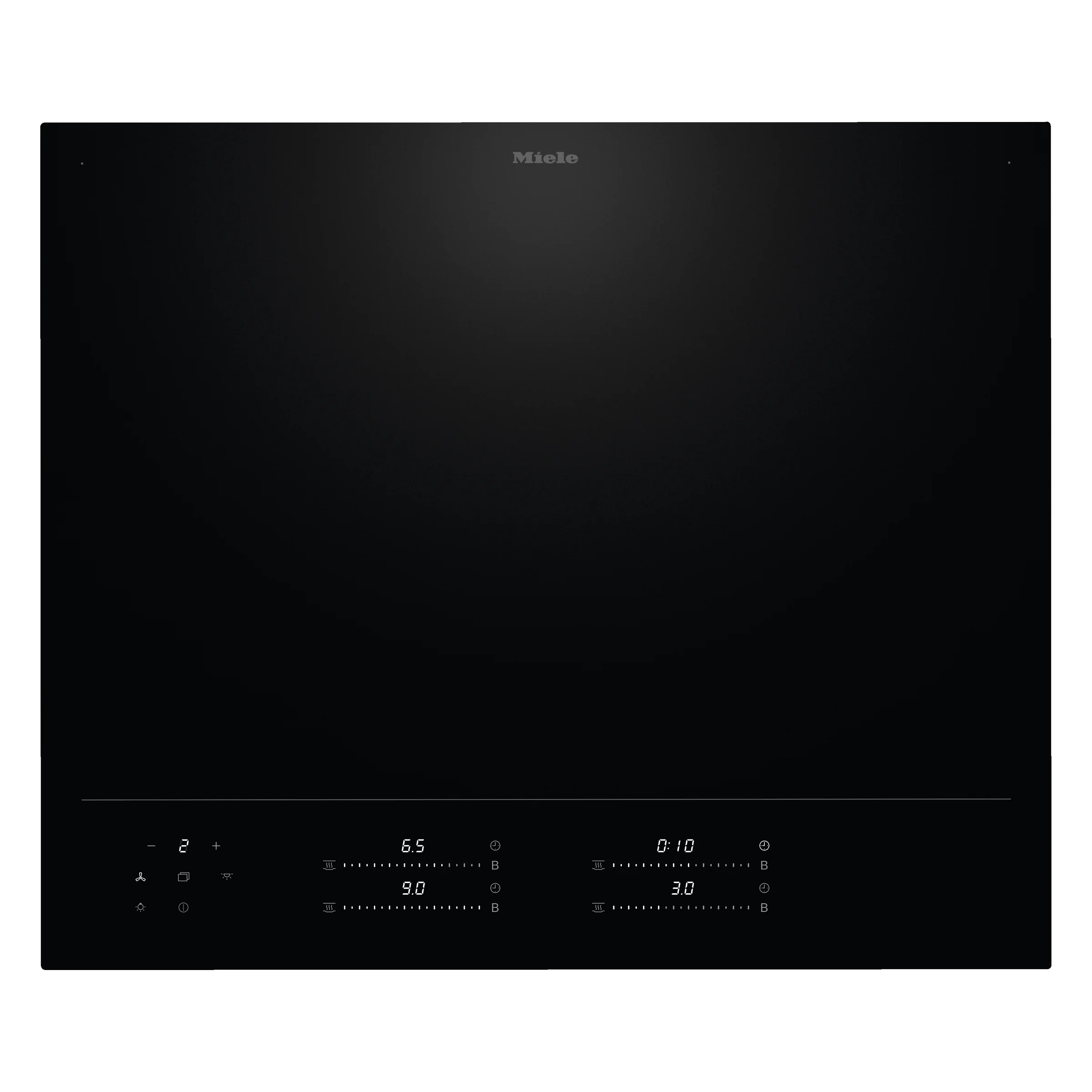 Miele KM 8665 FL Herdunabhängiges Induktionskochfeld Schwarz