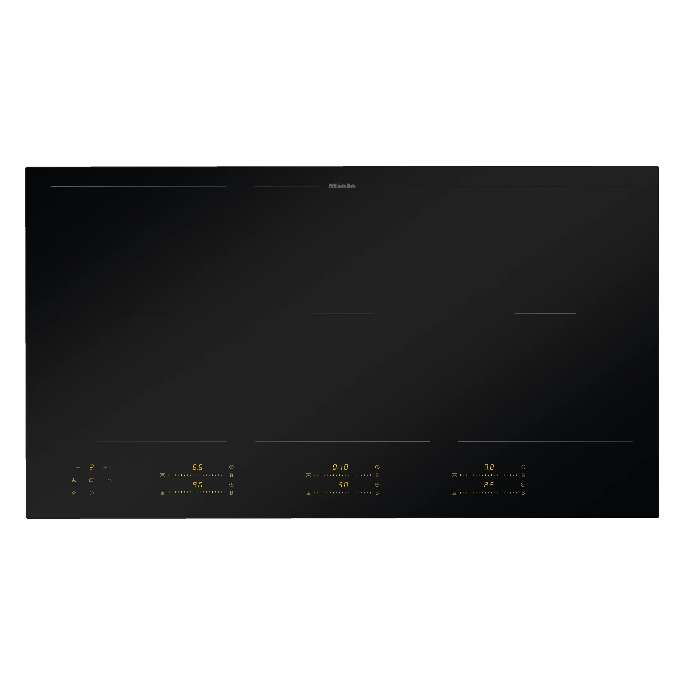 Miele KM 8595 FL MattFinish Herdunabhängiges Induktionskochfeld Schwarz matt