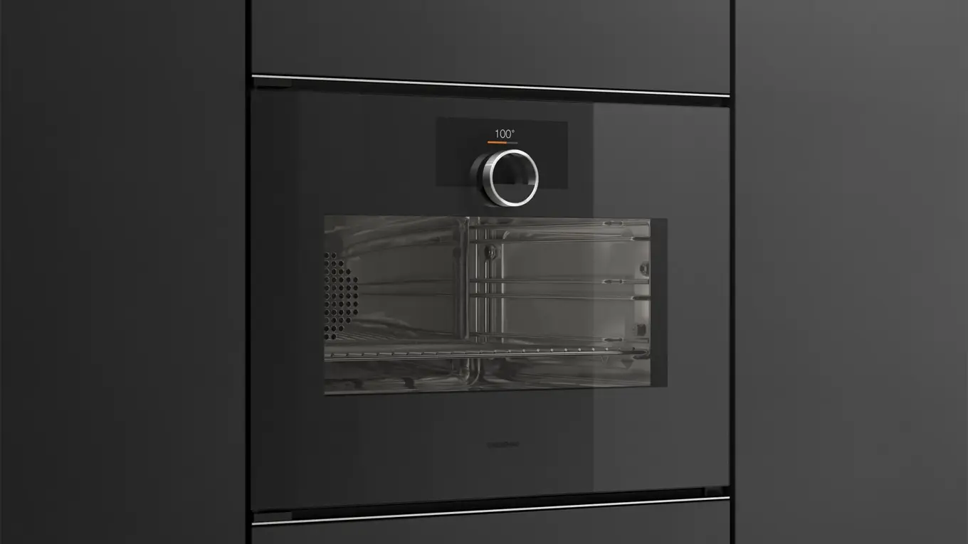 gaggenau GS220100 minimalistic dampfgarer in onyx