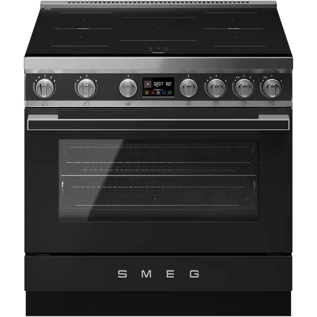 Smeg CPF90I1PAN2 Kochzentrum Anthrazit