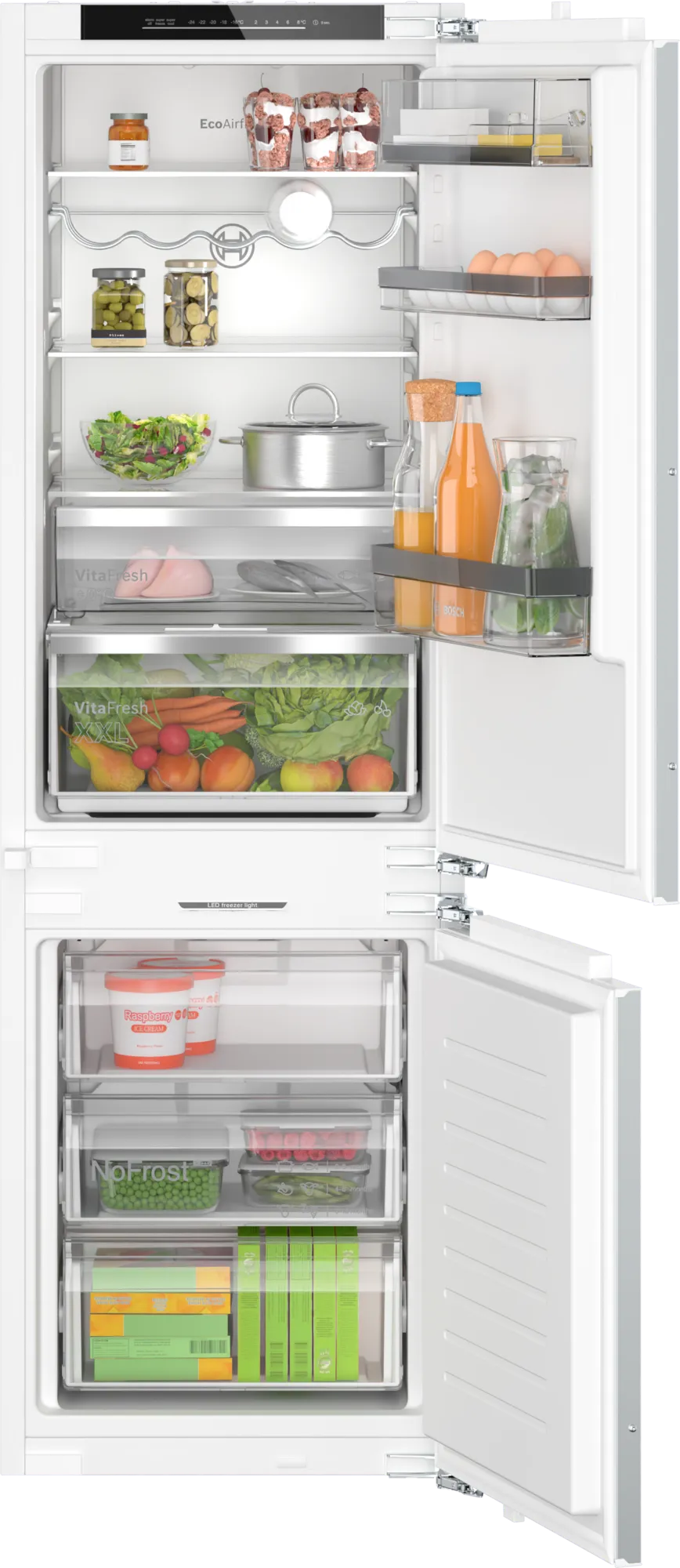 Bosch KIN86ADD0 Einbau-Kühl-Gefrierkombination Weiß Bosch KIN86ADD0 Einbau-Kühl-Gefrierkombination Weiß
