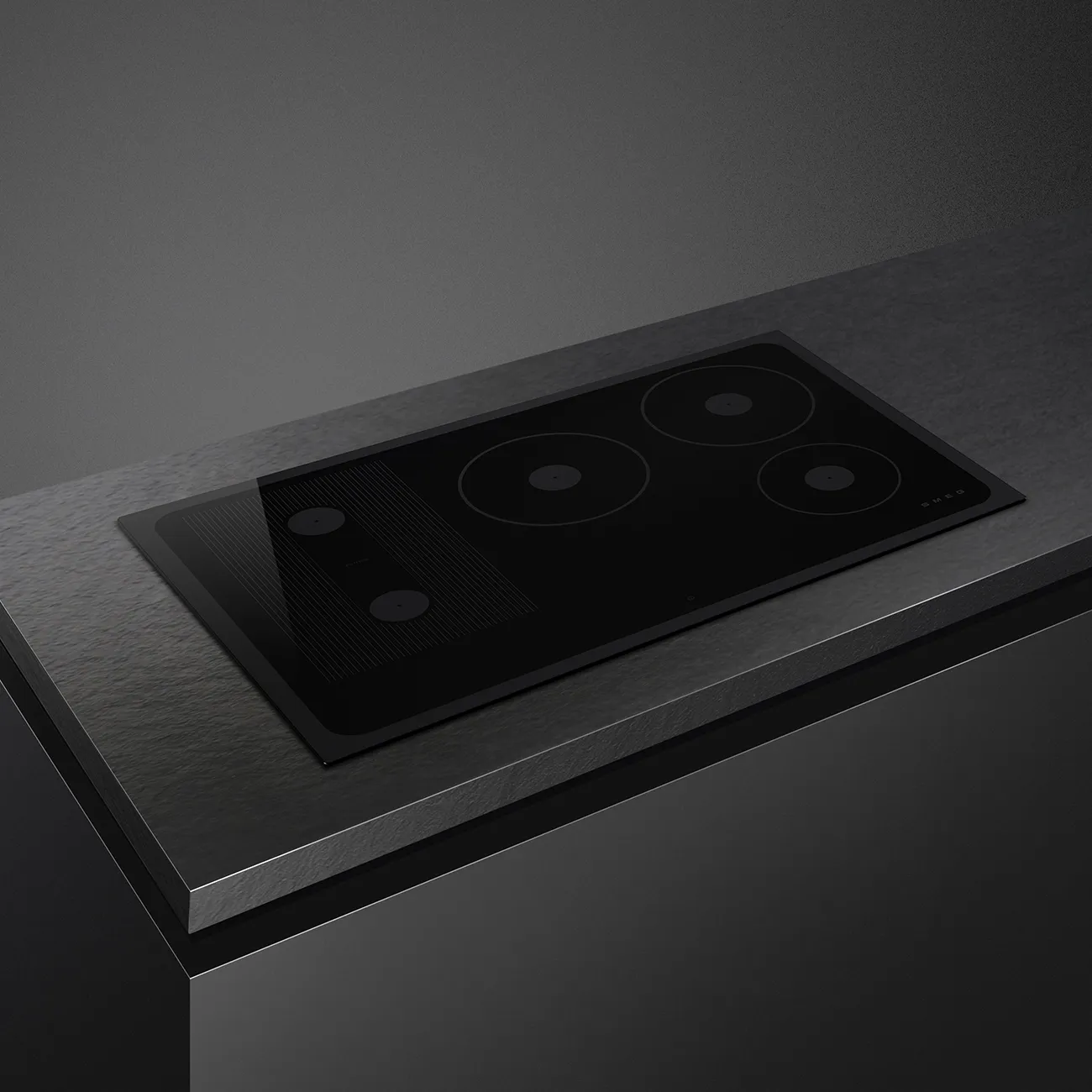 Smeg SI1M24854D Herdunabhängiges Induktionskochfeld Schwarz