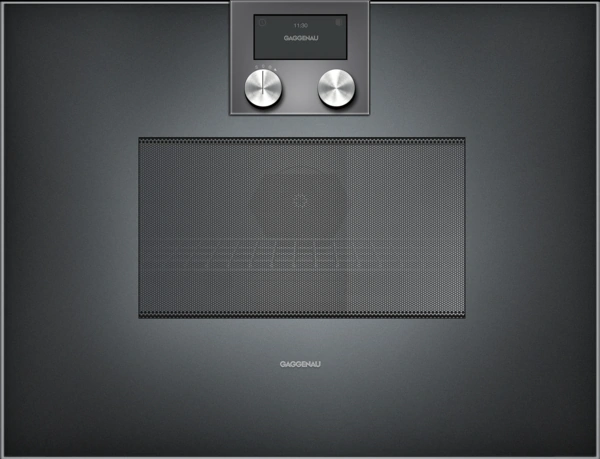 Gaggenau BM450100 Einbau-Backofen mit Mikrowellenfunktion Anthrazit Gaggenau BM450100 Einbau-Backofen mit Mikrowellenfunktion Anthrazit