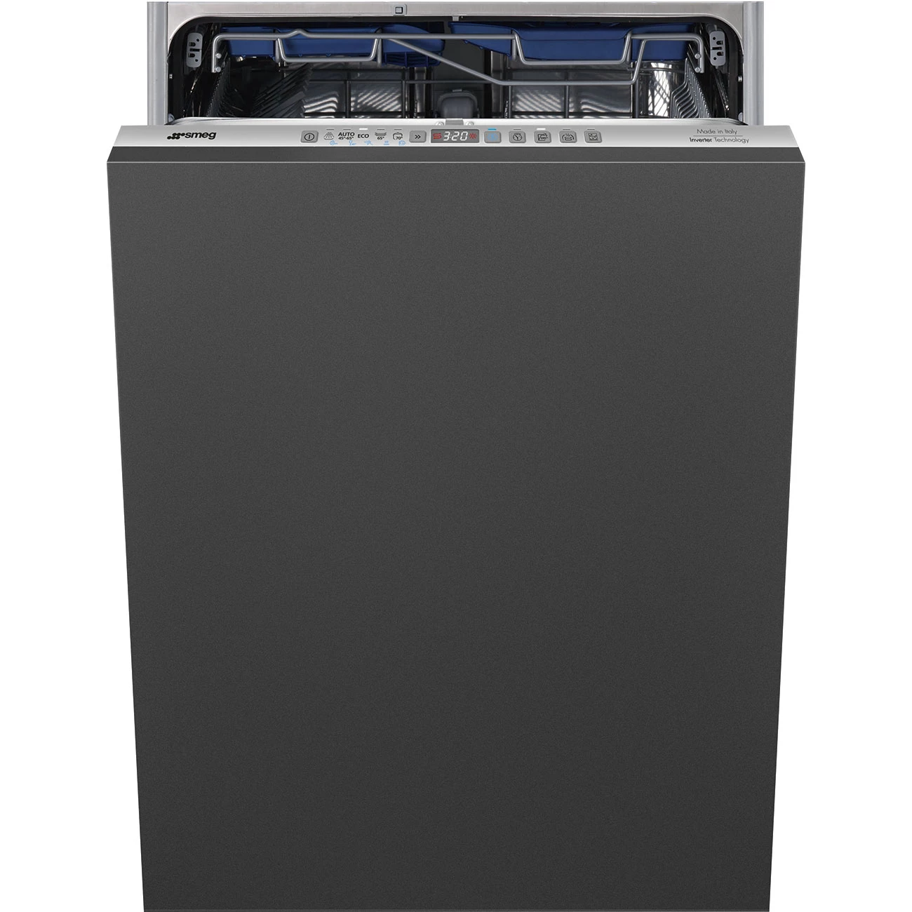 Smeg STL323BQLHDE Vollintegrierter Geschirrspüler Silber Smeg STL323BQLHDE Vollintegrierter Geschirrspüler Silber