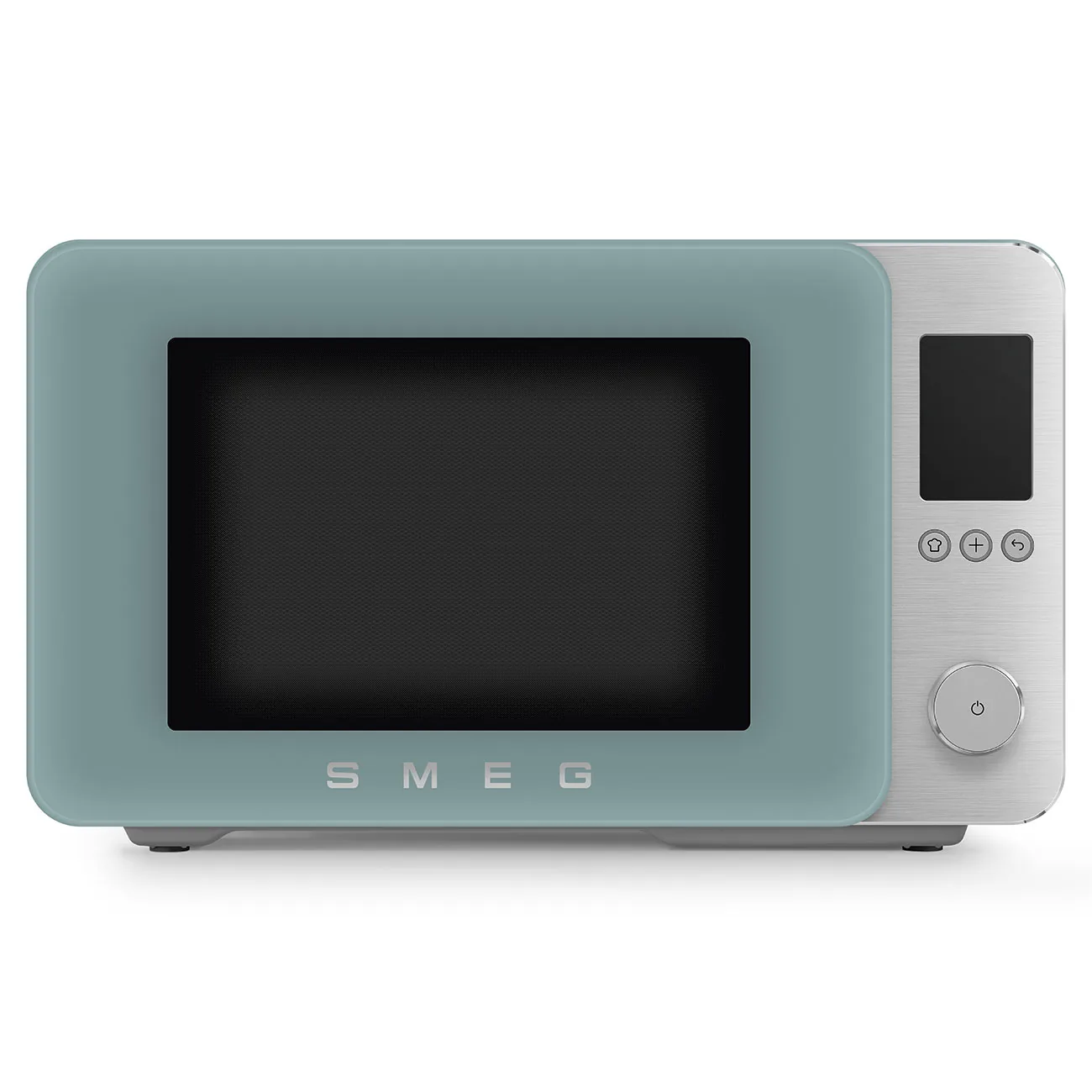 Smeg MOC02EGMEU Kombi-Tisch-Mikrowelle Emerald Green-Matt-Aluminium