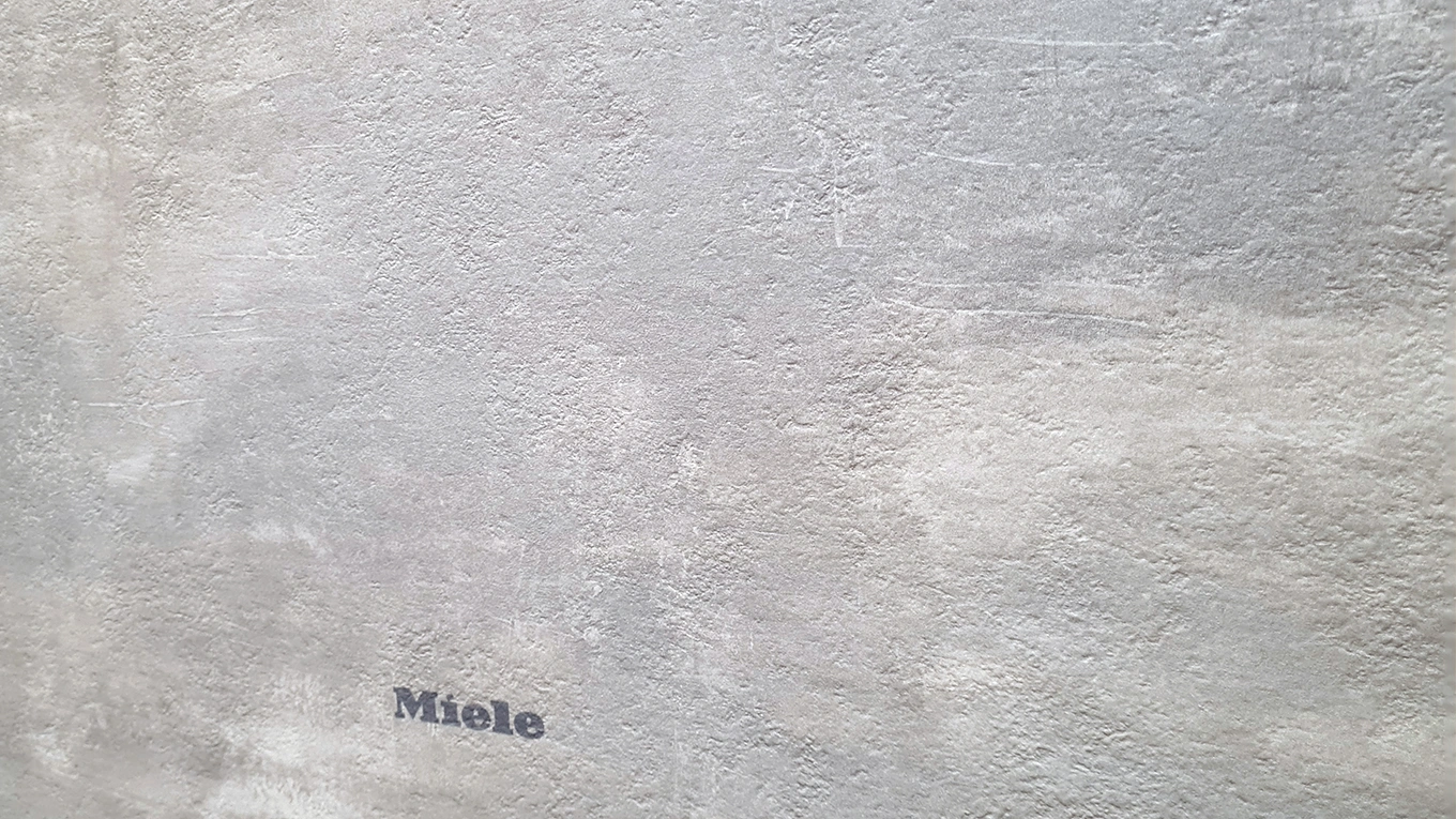 Detail der Miele Beton Dunstabzugshaube