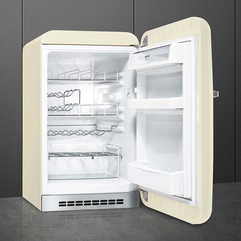 Smeg FAB10HRCR5 Stand-Kühlschrank Creme