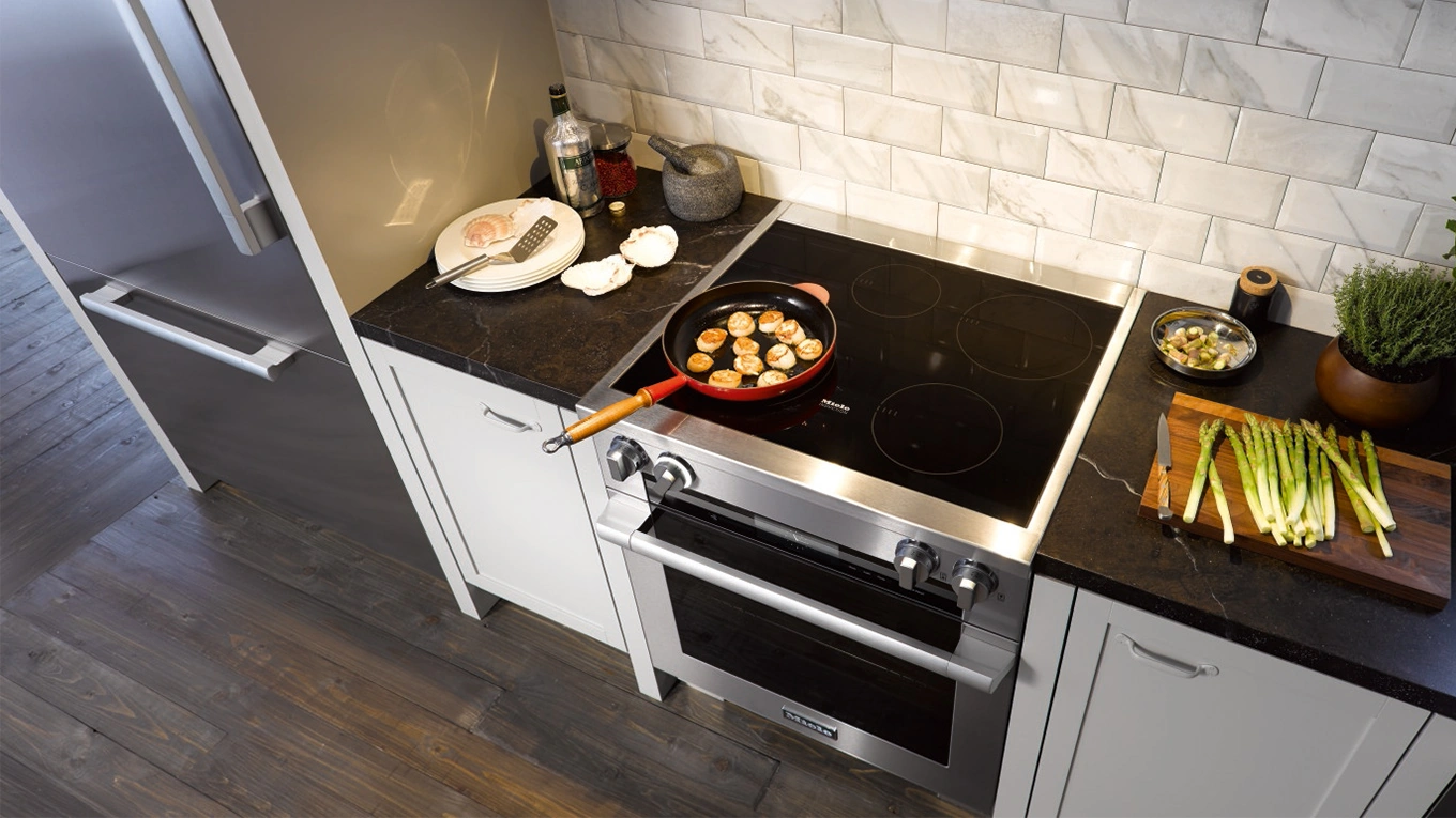 Miele Range Cooker miele range cooker mit induktion von oben