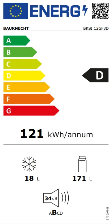 Energieklasse D - mykitchens.product.energy.full_label_description