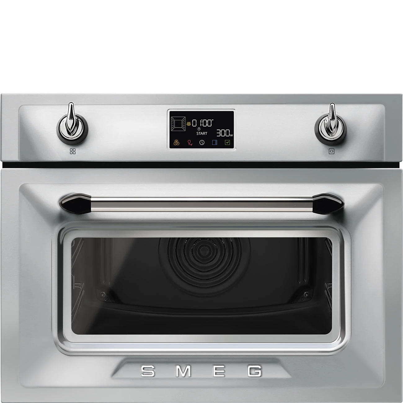 Smeg SO4902M1X Einbau-Backofen mit Mikrowellenfunktion Edelstahl