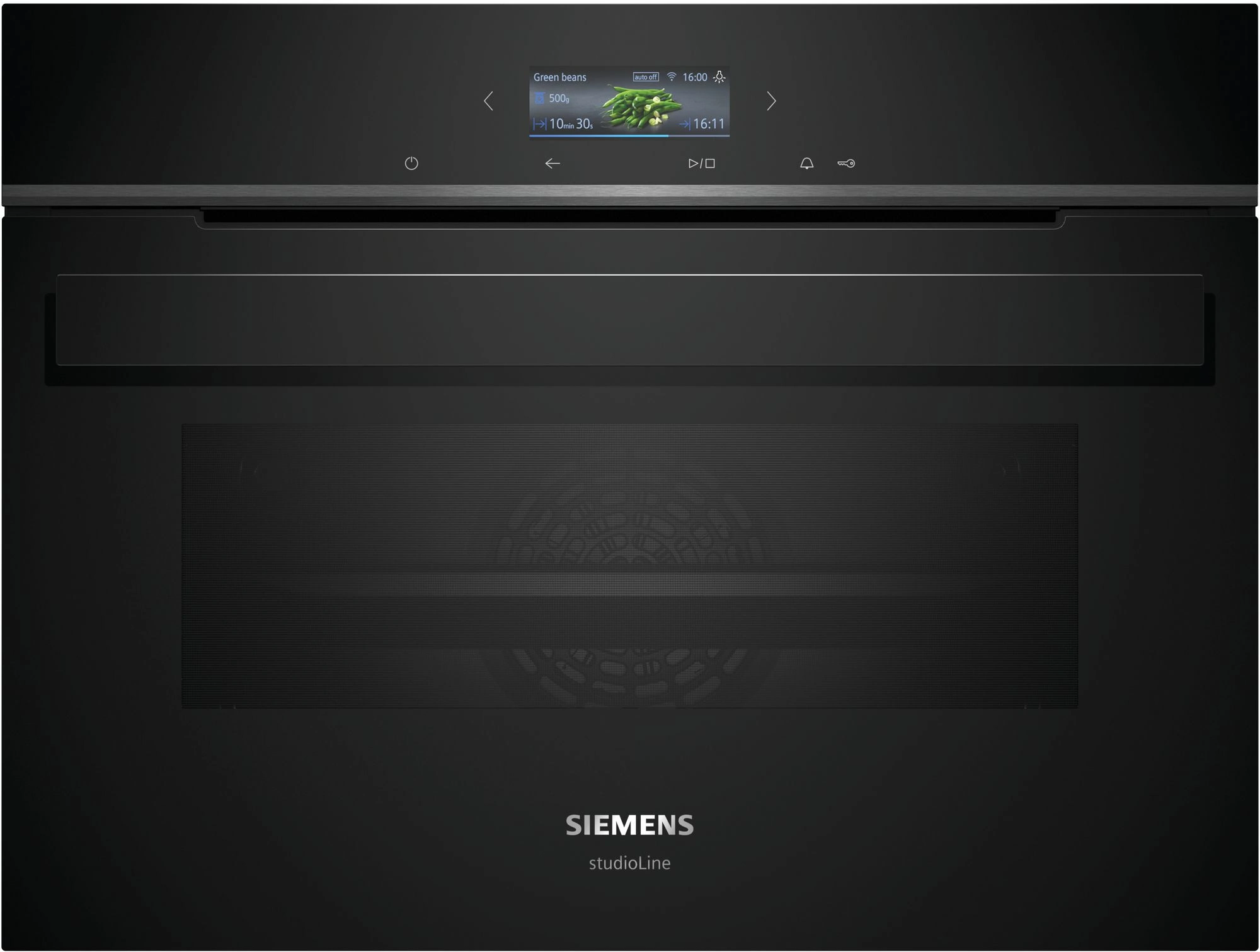 Siemens studioLine CB974GKB1 Einbau-Kompakt-Backofen Schwarz