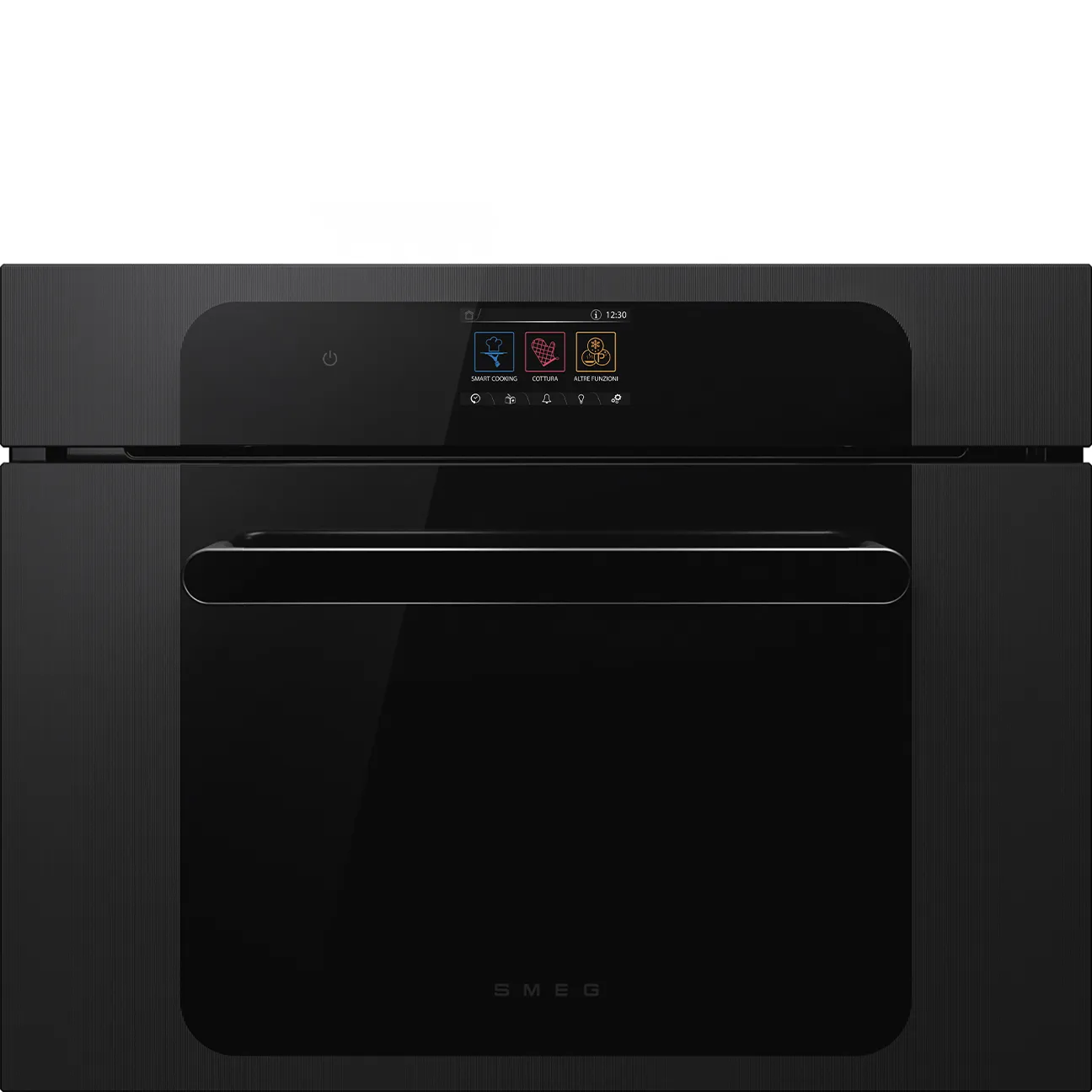 Smeg SO4204M2PB Kompakt-Backofen mit Mikrowelle Schwarz