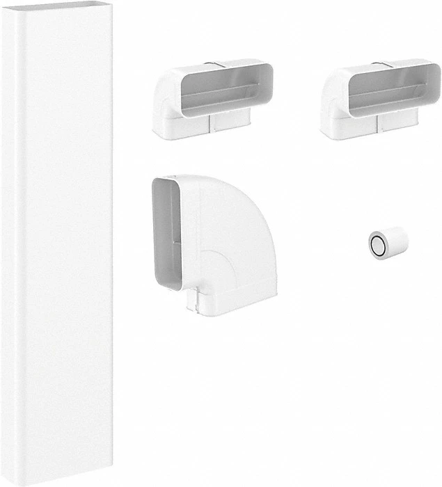 Miele DFKS Flachkanal-Set Weiß Miele DFKS Flachkanal-Set Weiß
