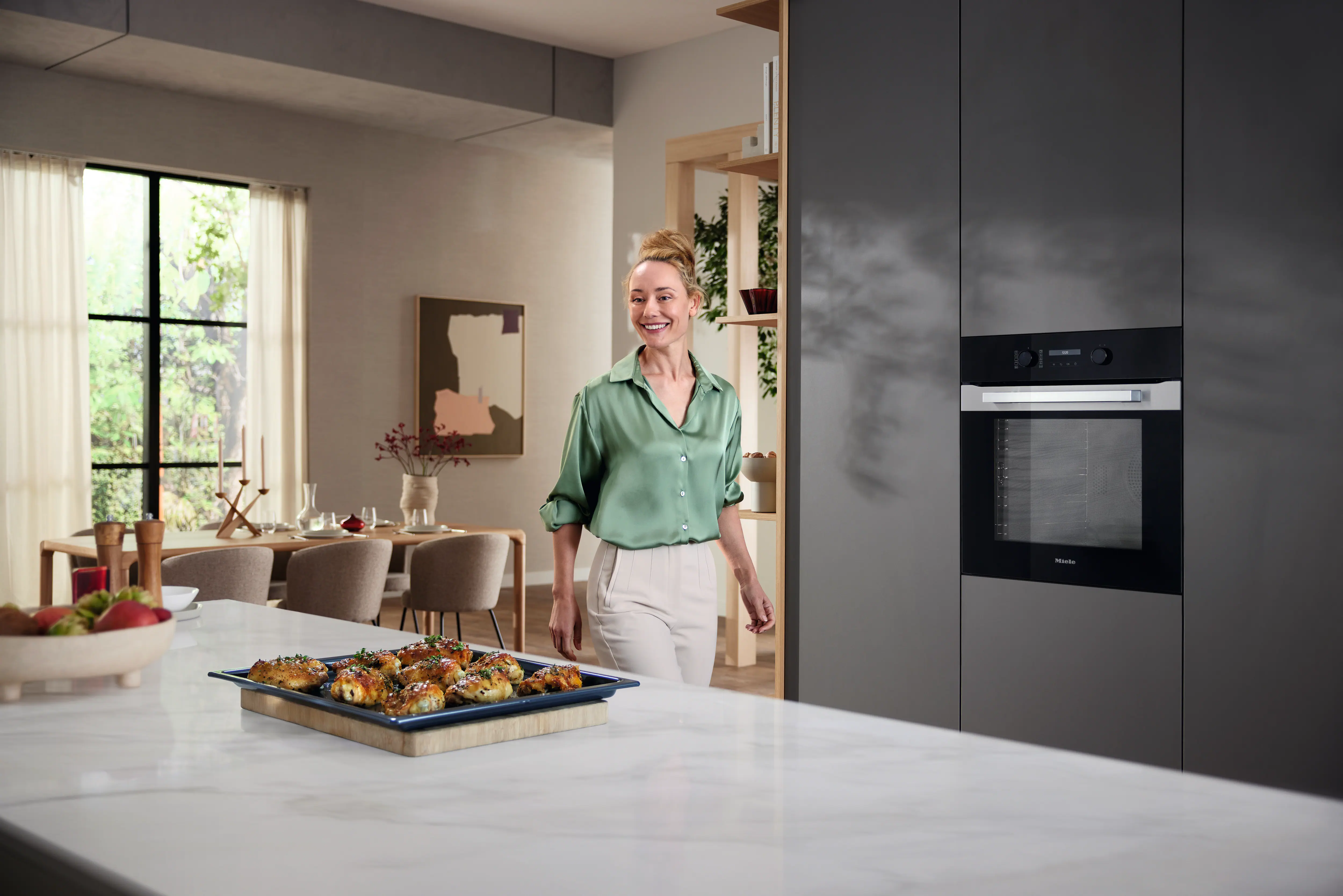 Miele H 2861-1 B 125 Edition Einbau-Backofen Edelstahl/CleanSteel