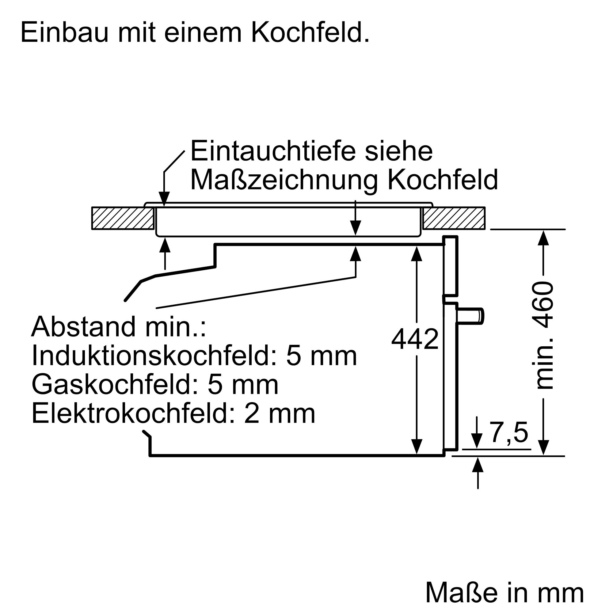 Siemens CD834GAB0 Einbau-Dampfgarer Schwarz