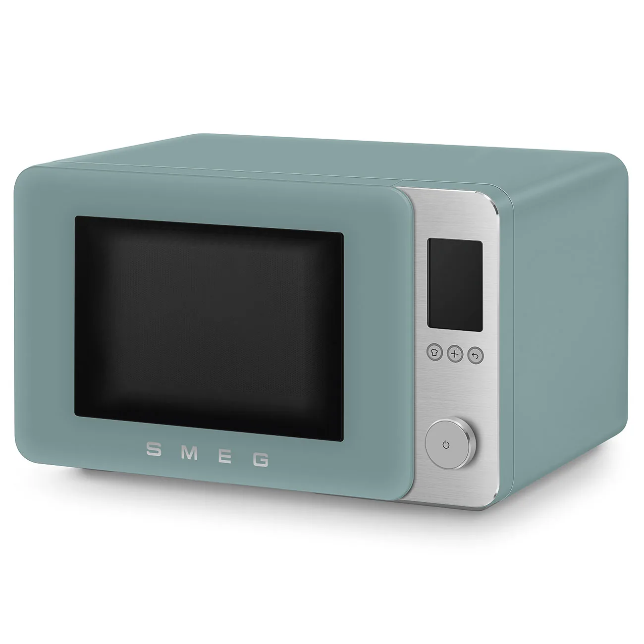 Smeg MOC02EGMEU Kombi-Tisch-Mikrowelle Emerald Green-Matt-Aluminium