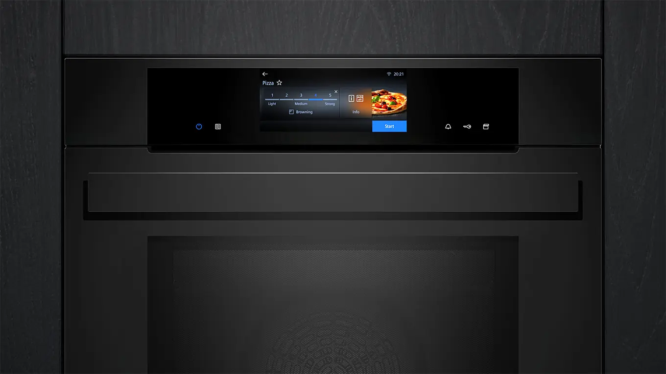 Siemens AI oven with dish recognition
