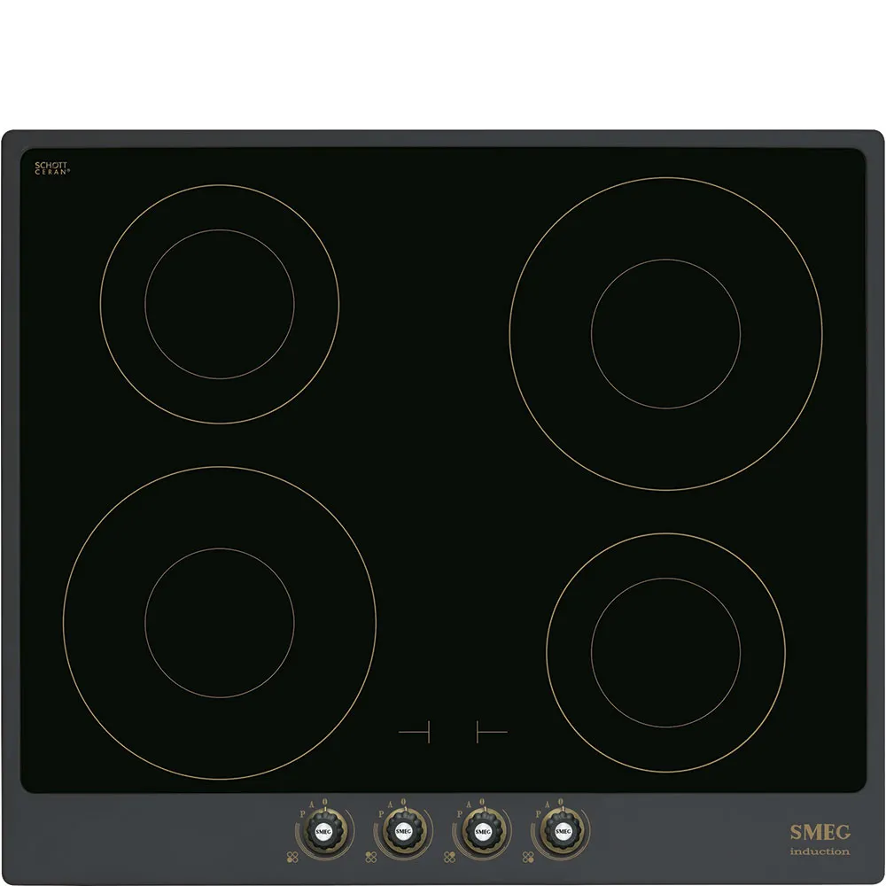 Smeg SI764AOM Einbau-Induktionskochfeld Anthrazit