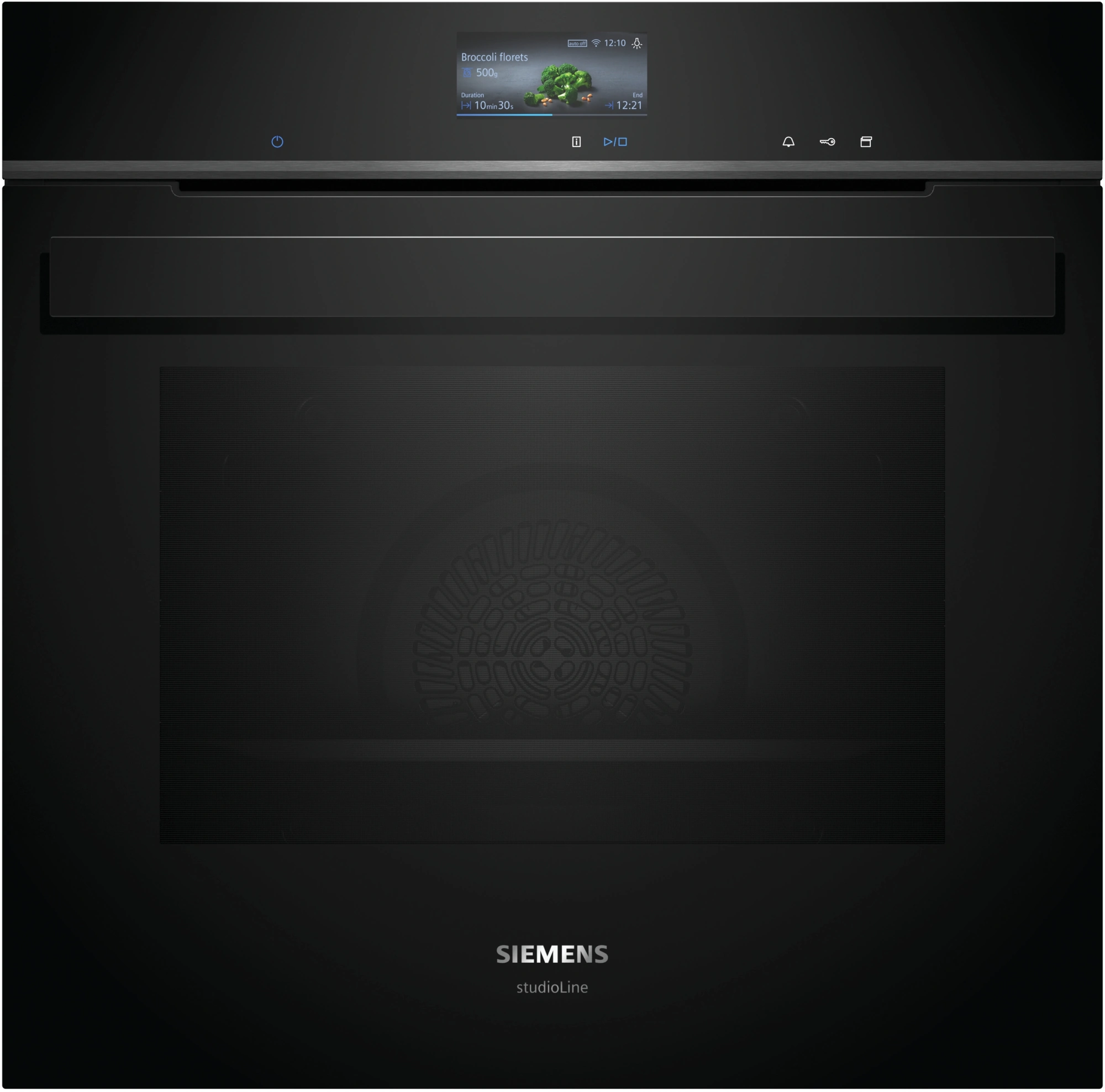 Siemens studioLine HR976GMB1 Einbau Backofen mit Dampfunterstützung Schwarz
