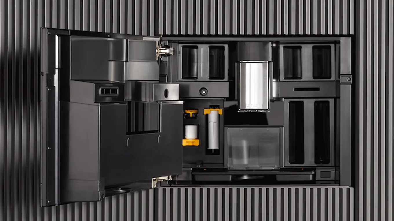 Inneres mahlwerk beim Miele Kaffeevollautomat