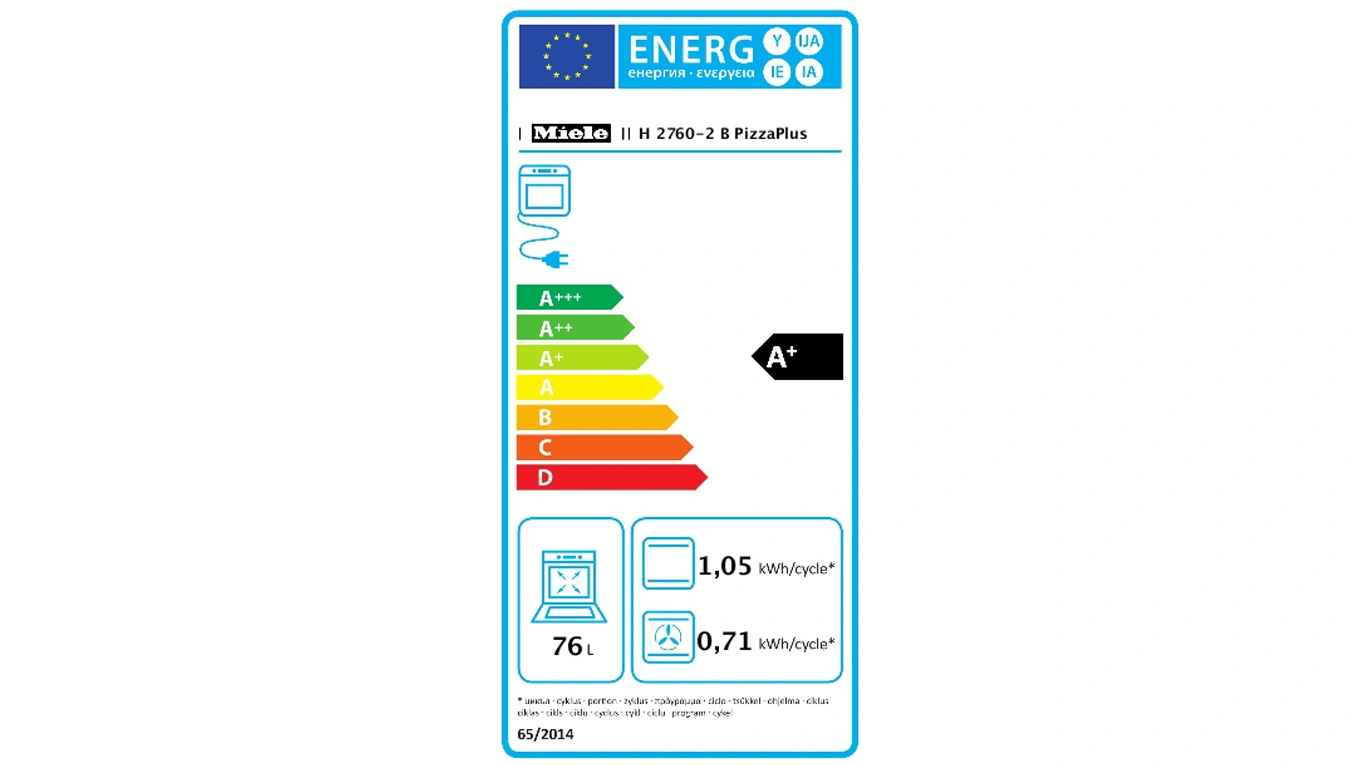 Backofen Energielabel Backofen Energielabel von Miele