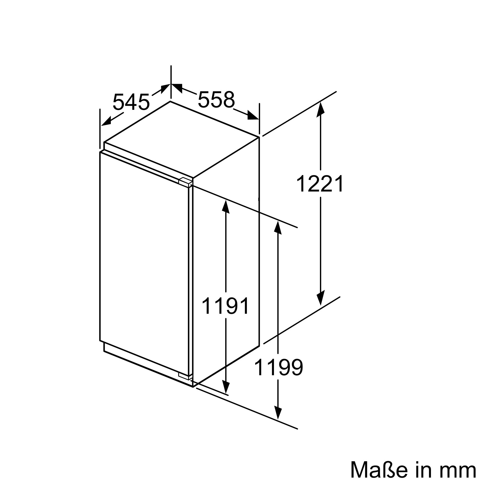 Siemens KI41FSDD0 Einbau-Kühlschrank 