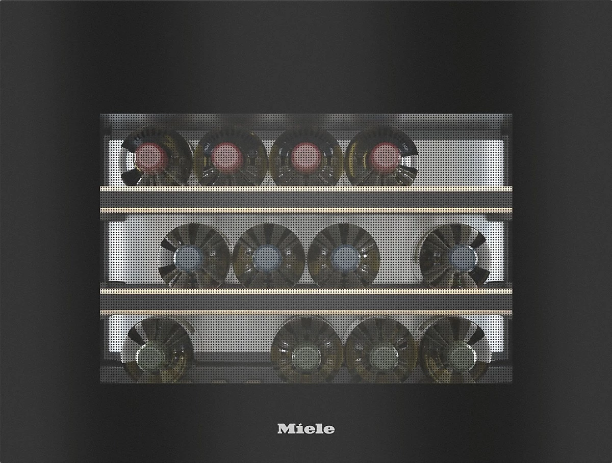 Miele KWT 7112 IG Einbau-Weinklimaschrank Obsidianschwarz