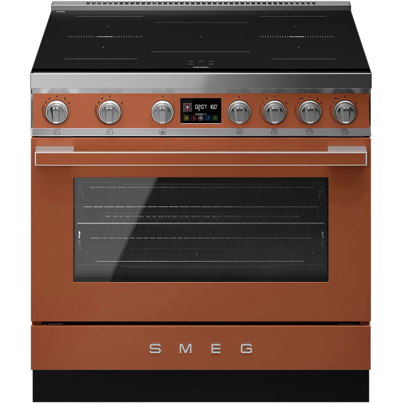 Smeg CPF90I1PAC2 Kochzentrum Amber Clay